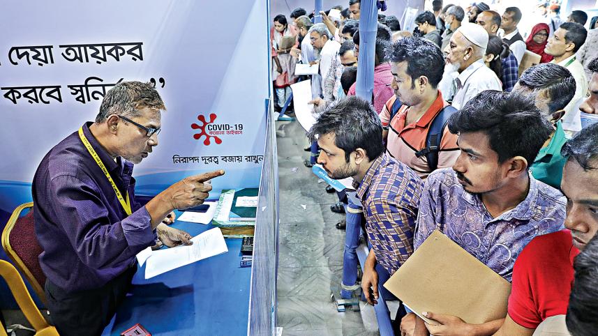 Tax return filing fails to keep pace with growing economy