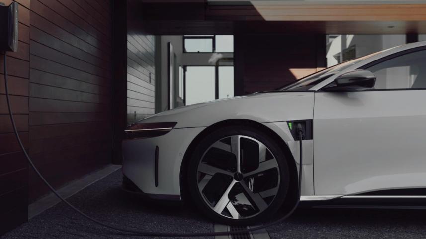 Lucid Air charging