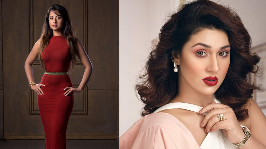 Apu Biswas and Bubly at Dhaka Fashion Day 2022