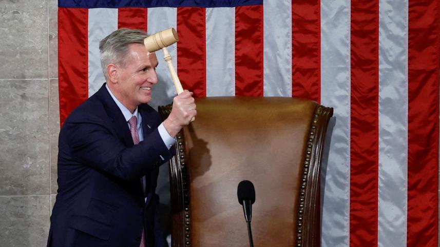 US House Republican Leader Kevin McCarthy elected the next Speaker of the US House of Representatives on January 7, 2023 