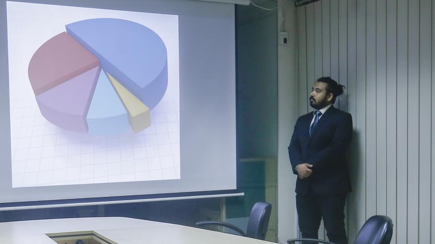 A university club presentation.