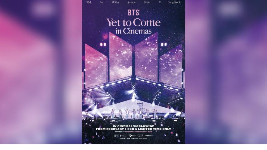  BTS’s concert film to hit theatres in February