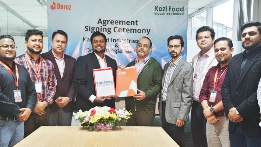 Daraz to deliver Kazi Food’s products   