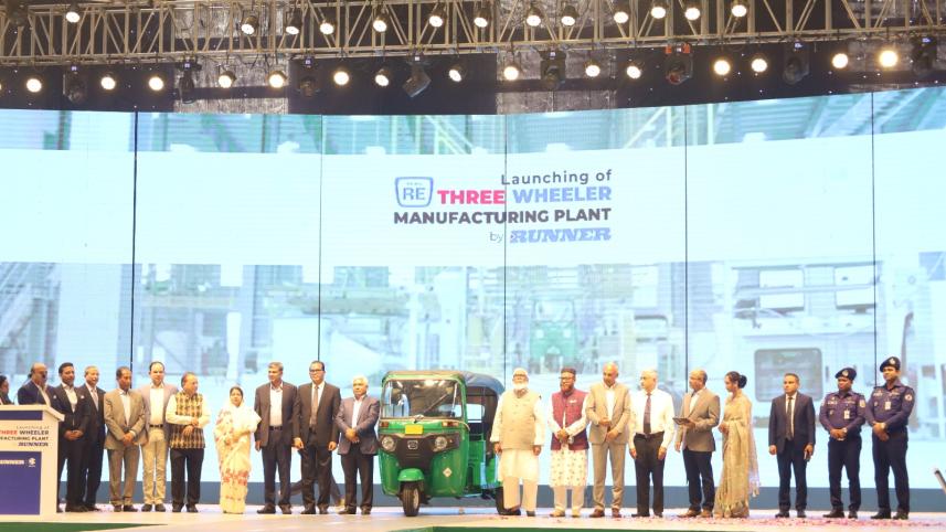 Runner launches ‘Made in Bangladesh’ three-wheeler