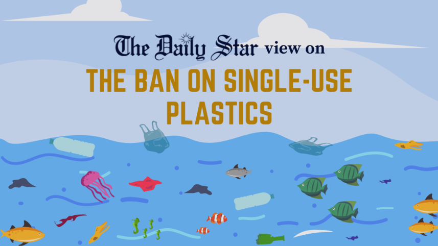 Ban on use of single-use plastic 