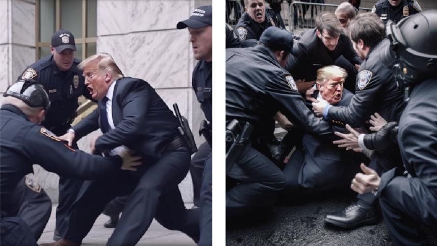 AI generated photos of Trump