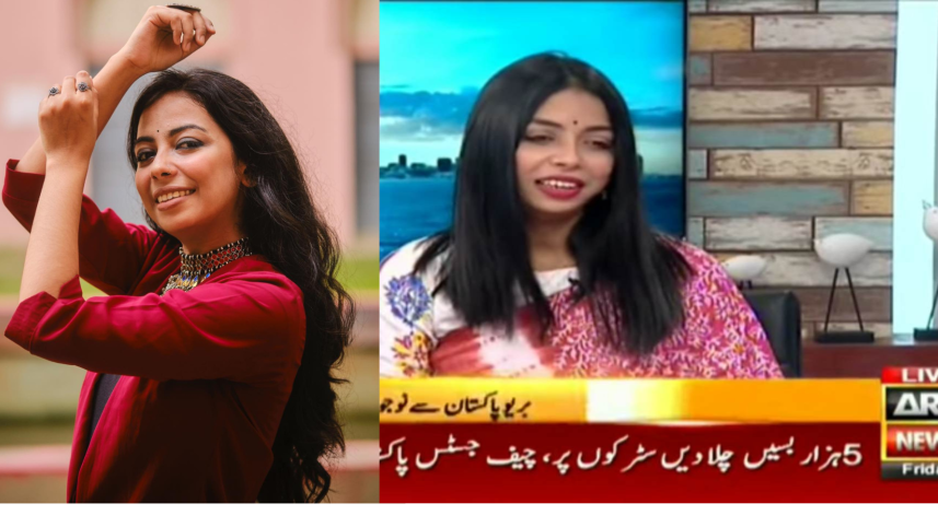She went to Pakistan, sang Rabindra Sangeet on their National Television