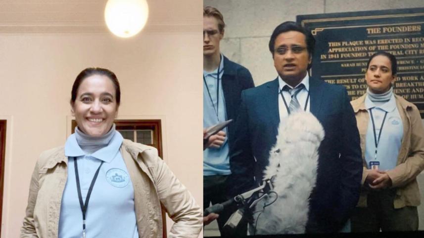 Bangladeshi actress Smrity Fami appears in 'The Flash' 