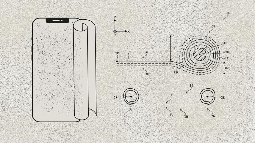 iphone rollable display