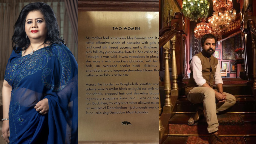 Sabyasachi designs special tribute for Runa Laila 