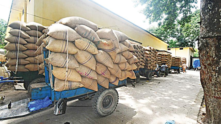 Public food stocks in Bangladesh