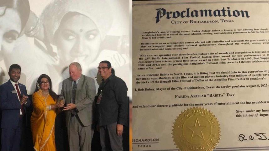 USA’s Richardson city will celebrate August 5 as ‘Babita’ Day