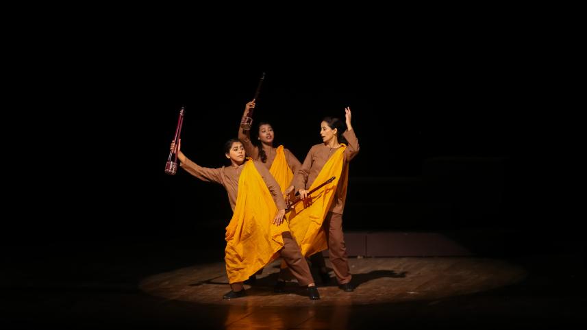 Tauquir Ahmed’s theatrical comeback ‘Tirthojatra’ takes centre stage at Shilpakala