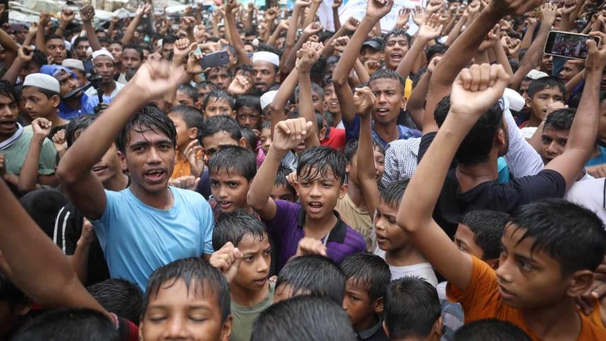 Rohingyas Demand Return Home to Myanmar