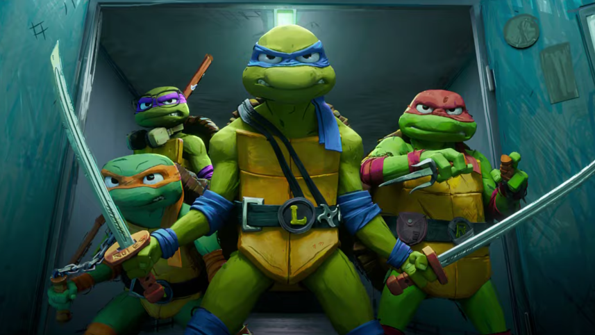Screencap from TMNT: Mutant Mayhem