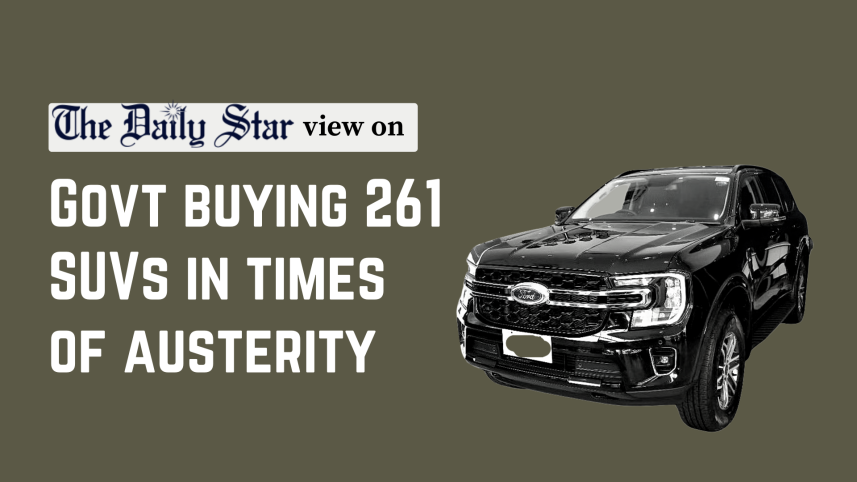 bangladesh government buying 261 suvs in times of austerity