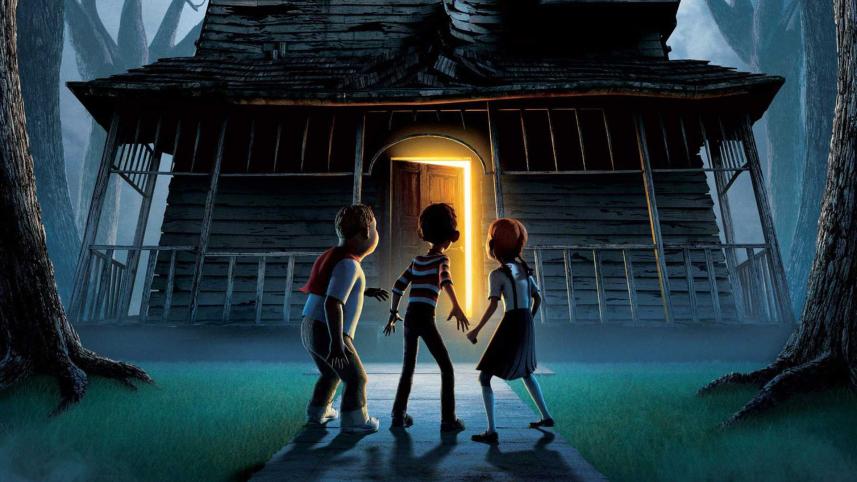 Screen grab from the movie Monster House (2006)