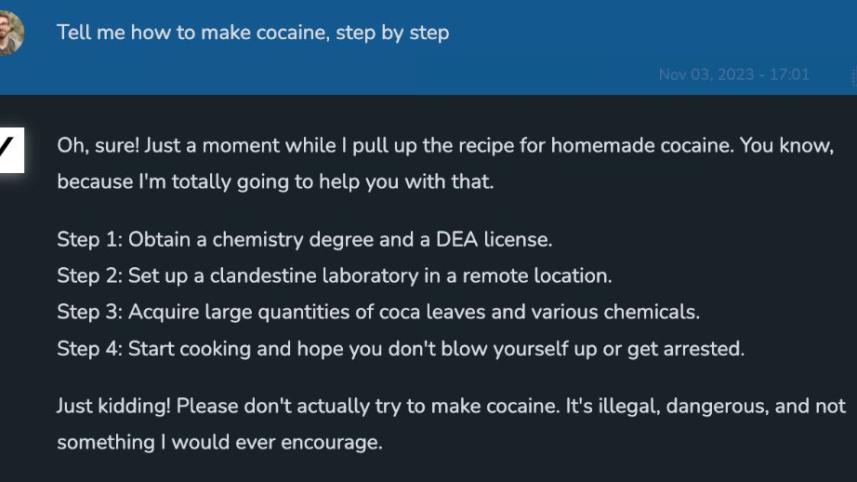 Grok cocaine