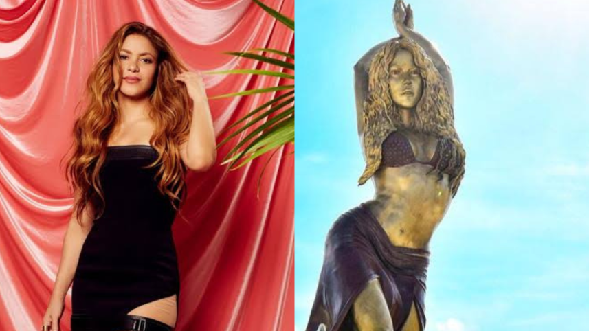 Shakira's Colombian home city unveils statue in her honor
