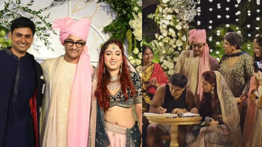 Aamir Khan’s daughter marries groom who wore a tank top 