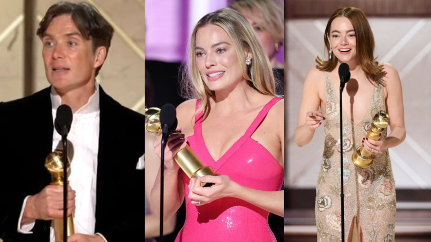 'Oppenheimer, 'Poor Things' win major prizes at Golden Globes