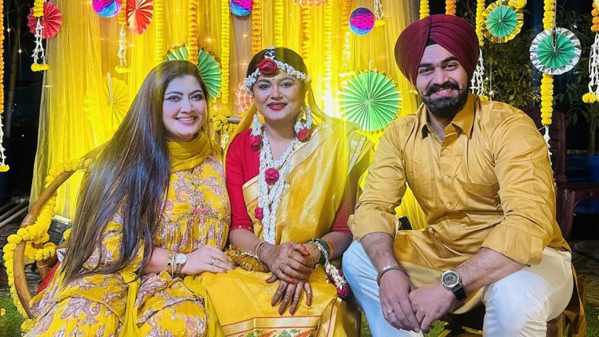 Mousumi Hamid radiant in ‘Gaye Holud’ pictures, will tie the knot soon