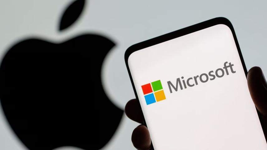 Microsoft's stock market value