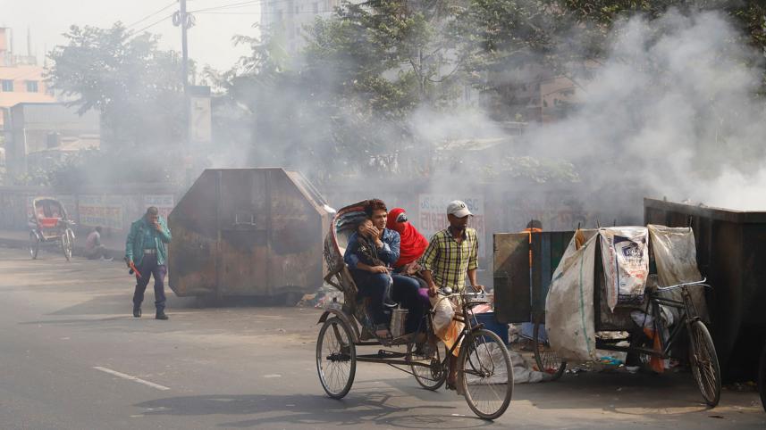 Dhaka's air most polluted in the world this morning