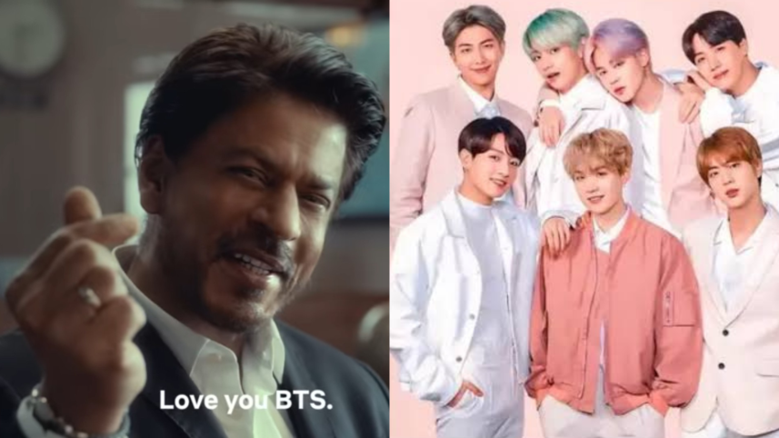 Shah Rukh Khan admires South Koreans, says 'Love You BTS' 