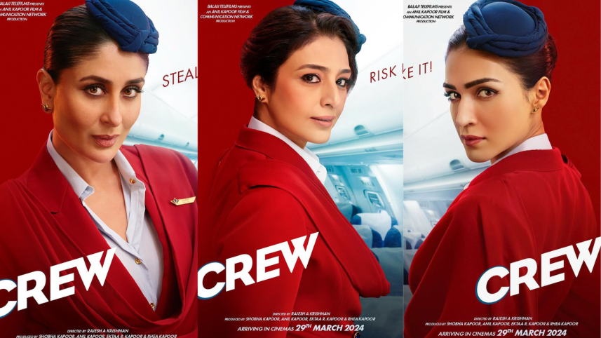Kareena Kapoor, Tabu and Kriti Sanon set to soar in heist thriller ‘Crew’