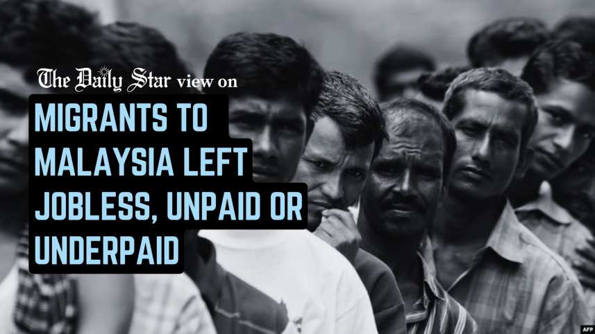migrants to  malaysia left jobless, unpaid or underpaid