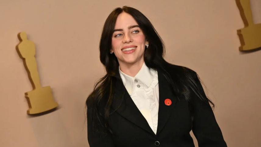Stars wear red pins to the Oscars to call for ceasefire in Gaza