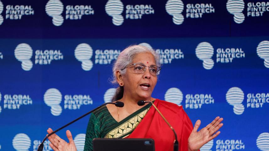 India's Finance Minister Nirmala Sitharaman 