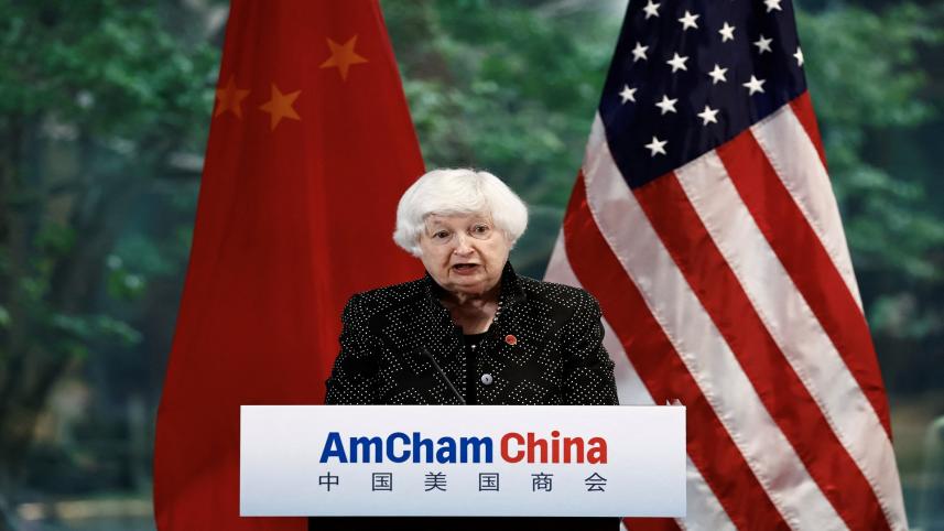 Janet Yellen's visit to China 