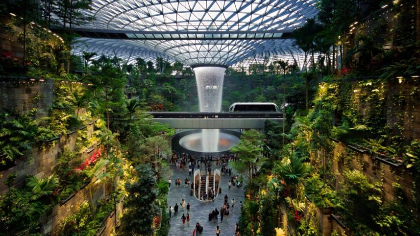 Singapore Changi Airport. 