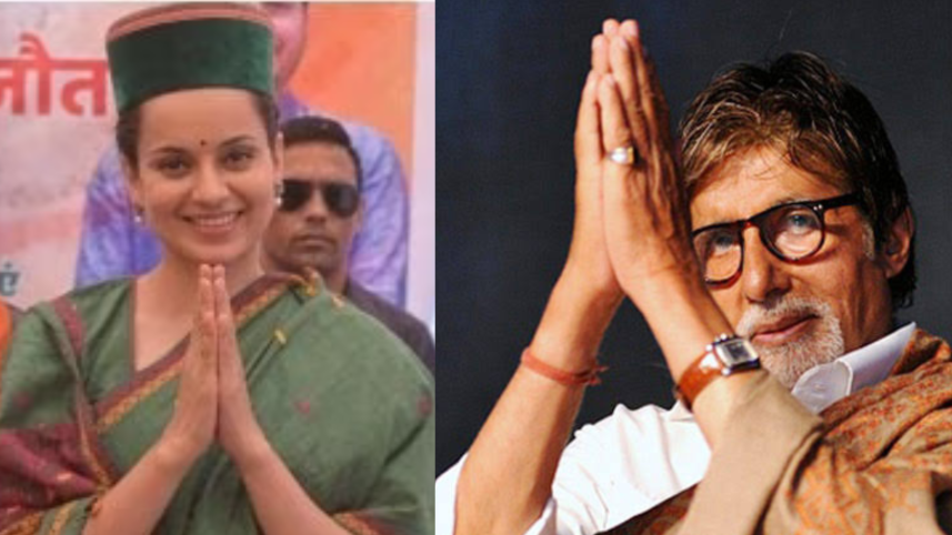 Kangana Ranaut compares herself to Amitabh Bachchan