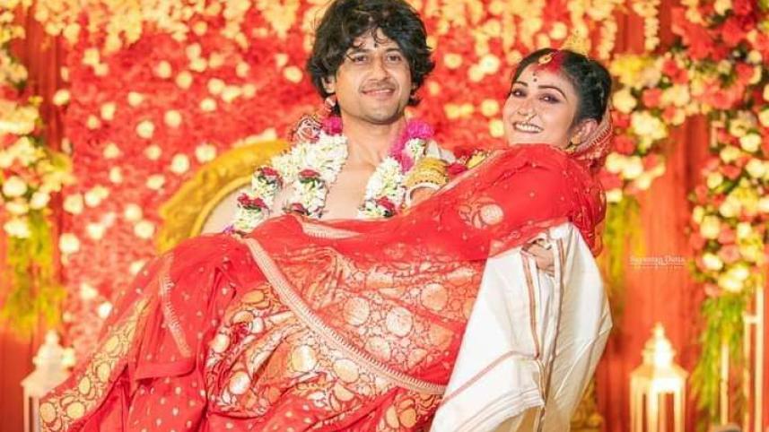 ‘Mithai’ couple Kaushambi Chakraborty and Adrit Roy tie the knot 