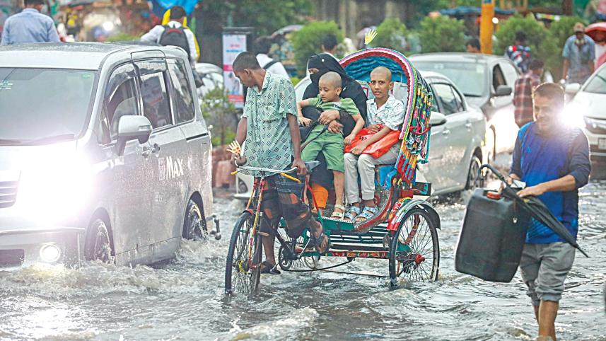 Chattogram waterlogging mitigation projects 2024
