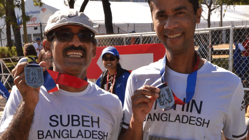 inspirational marathon journey at age 50