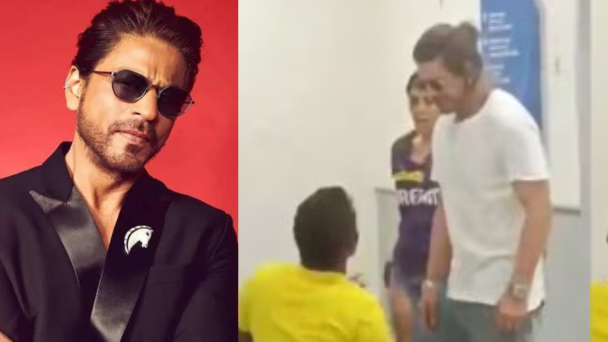 SRK warmly meets wheelchair-bound fan despite being unwell 