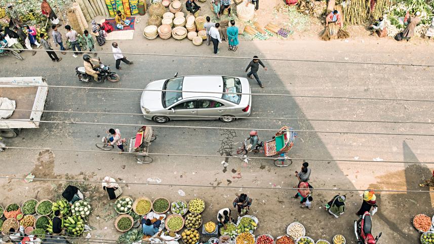 traditional markets in rural Dhaka