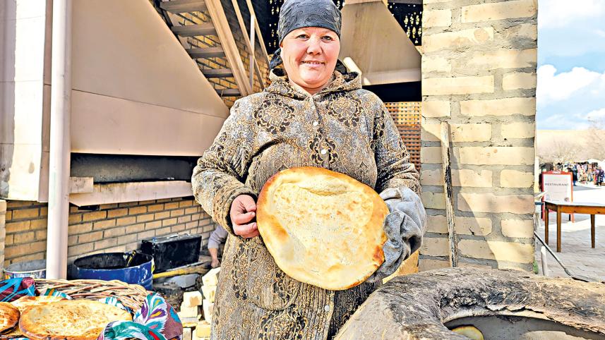 Uzbek bread culture in Khiva