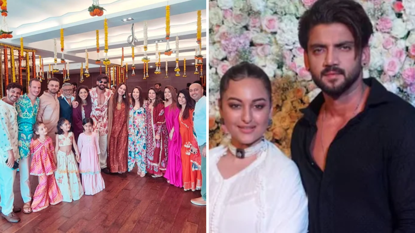 Sonakshi Sinha and Zaheer Iqbal's mehendi photos take social media by storm