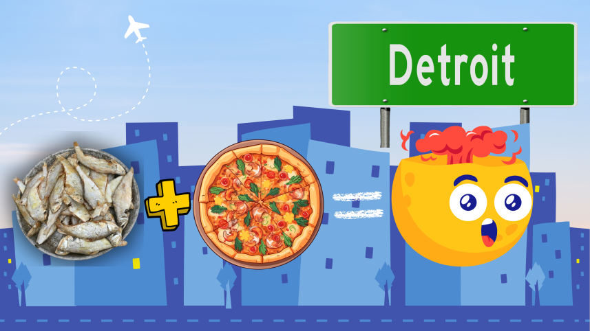 Bangladeshi Shutki Pizza in USA