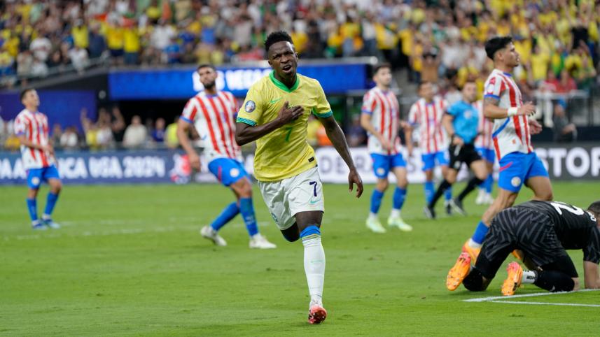 Vinicius Junior two goals Paraguay match