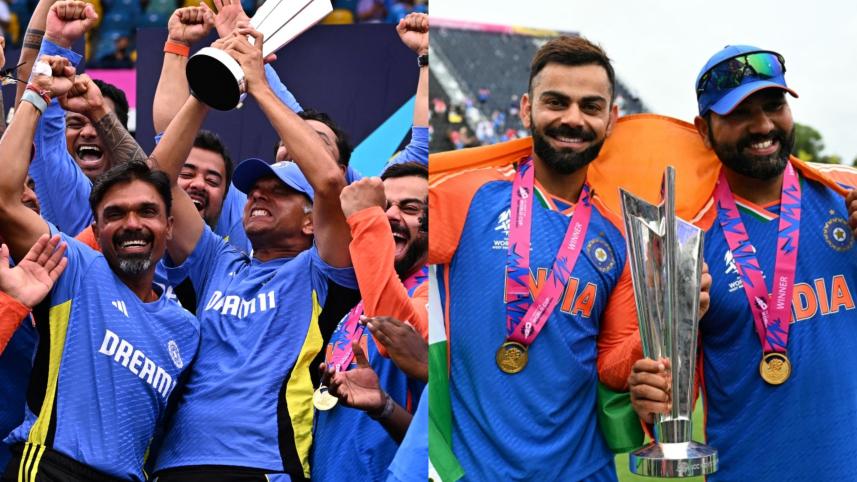 Rahul Dravid, Virat Kohli and Rohit Sharma