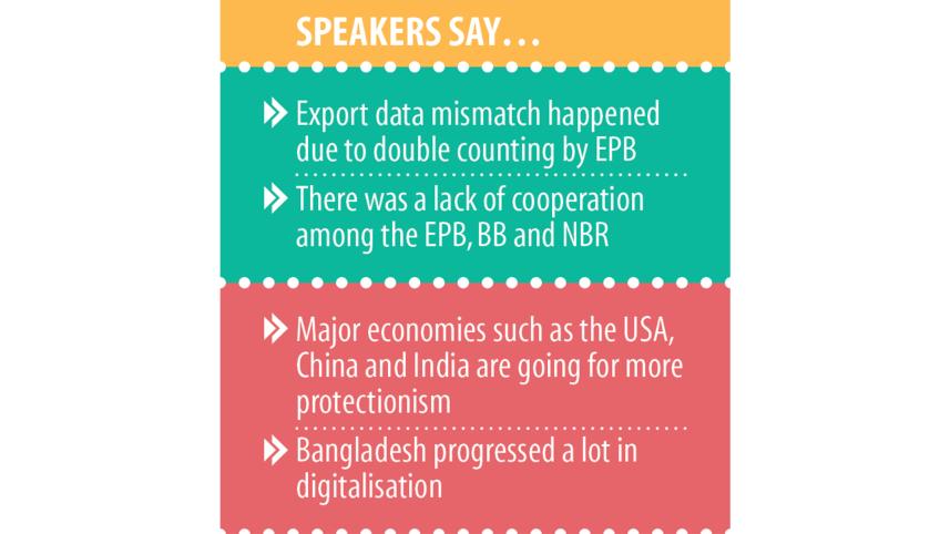 Export data mismatch a result of double counting by EPB