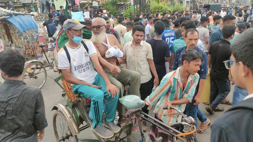 Patients unable to reach hospitals blockade