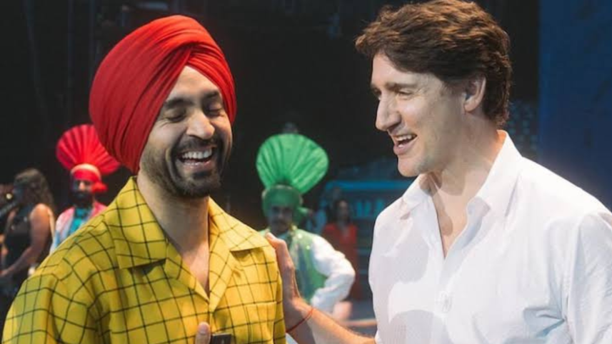 Canadian PM Trudeau joins Diljit Dosanjh on stage