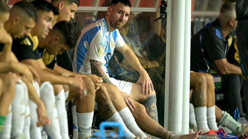 Lionel Messi Instagram message after ankle injury
